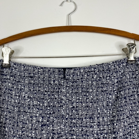L.K. Bennett Astrala Navy Tweed Skirt Sz. 10 Classic Preppy - Picture 5 of 9
